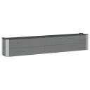 vidaXL Høybed Grå 200 x 30 x 36 cm WPC og Aluminium