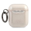 Karl Lagerfeld Beskyttelsesetui Kla2uchgd Glitter Choupette Til Airpods 1/2 Beige