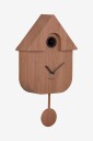 Karlsson Veggklokke Modern Cuckoo Brun