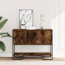  Konsollbord røkt eik 100x35x74,5 cm konstruert tre 848536