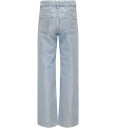 Kids Only Jeans Glitter KogCanal Light Blue Denim/Coated 10 år 140 Jeans Blå Metallic