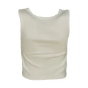 R13 Dame Topper Hvit M,