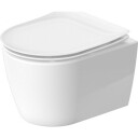 Duravit Soleil Vegghengt Toalett, Uten Skyllekant, Rengjøringsvennlig, Hvit