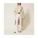 Twinset Dame Frakker Beige L,