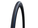 Schwalbe Lugano Foldbart Dekk 700x25c  Sort/Blå
