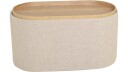 Velmira Puff 77 cm Oval   Beige