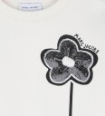 Little Marc Jacobs Collegegenser   Ivory m. Blomster/Paljetter   Marc Jacobs   12 år 152   Collegegenser   Hvit