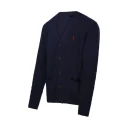 Polo Ralph Lauren Cable Knit Wool Cashmere Cardigan   Navy   S