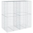 Gabionkurv med deksel 200x100x200 cm galvanisert jern