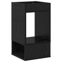 vidaXL Avlastningsbord Svart Eik 30 x 30 x 56 cm Konstruert tre