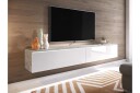 Kanak TV-benk 180 cm - Grå / Hvit