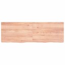  Bordplate lysebrun 120x40x(2-4) cm behandlet heltre eik 3156371