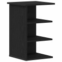  Sideskap Svart 35 x 35 x 55 cm Konstruert tre