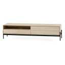 Torkelson Ale TV benk 184 cm hvitoljet eik