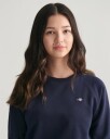 Teens collegegenser med rund hals  EVENING BLUE 134/140