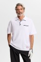J.Lindeberg 30Y Jesper Retro Relaxed Polo Hvit Golf pologenser herre White XX Large