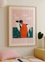 Vibrant Girl and Horse Plakat / 30x40cm