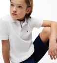 Tommy Hilfiger Flag Polo Ss White 176