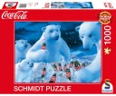 Schmidt Puslespill Coca Cola IsbjÃ¸rn Puslespill 1000 deler