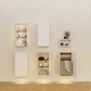Dansani Inzo Glatt Underskap 1 dør B40 Natur eik / 40cm Versjon A Høyre Hengslet