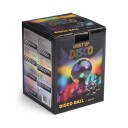 LIGHT - UP - Disco Ball Black 13cm  MCDC007 