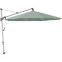 Glatz Sombrano S+ fritthengende parasoll 400 cm anodisert aluminium Kat.5 588 Olive