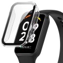 Beskyttelsesdeksel med herdet film for Xiaomi Band 8 Active og Redmi Band 2 Clear