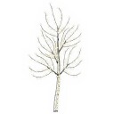 vidaXL Vegghengt LED-juletre 150 cm 140 LED-lys Varmhvit Stål Svart