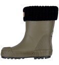 Wheat Rubber Boot Thermo Wader - Khaki green - 23