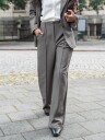 Y.A.S Reemaj High Waist Pant Grå 36