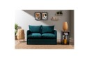 2 seters sovesofa Rubby 128 x 70 x 66 cm Petrolgrønn   Petrolgrønn