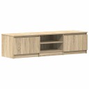 vidaXL TV-benk sonoma eik 140x40x35,5 cm sponplate