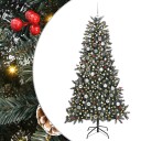  Kunstig juletre grønn 114 x 114 x 210 cm PVC og plast og stål