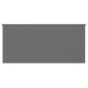 vidaXL Utendørs Rullegardin 90% UV-blokk Lysegrå 240 x 230 cm HDPE