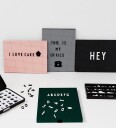 Design Letters Kontorikoner for Oppslagstavle 20 pcs Svart