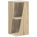 vidaXL Sidehylle Sonoma eik 33 x 32 x 70,5 cm Konstruert tre