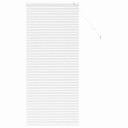  Vindu Persienne med gardiner Manual Hvit Aluminium