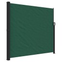  Uttrekkbar sidemarkise mørkegrønn 180x600 cm 4004545