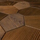 Veggpanel Emotionwood Hexagon