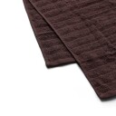 Borg Living Gjestehåndklær 2 stk. i 100% kjemmet bomull - Myke brune håndklær 30x50 cm fra