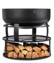 CookKing Base for Bålpanne m/ vedoppbevaring Ø80cm