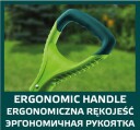 SPADE RETT 115cm 6 T REX GLASSFIBERHÅNDTAK VERTO