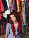 Becksöndergaard Strifilia Sia Scarf - Red - ONE SIZE