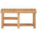 vidaXL Skostativ 90x32x46 cm heltre akasie