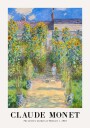 The Artist"s Garden 1881 Plakat by Claude Monet Plakat / 40x50cm