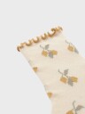 Lil Atelier Lil’ Atelier Darlene sock – turtledove/lemon 22/24