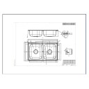 Intra Horizon 815d-02 Kjøkkenvask Plan-/underliming
