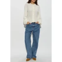 Rotate Birger Christensen Dame Strikkevarer Beige S,