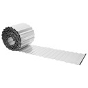 vidaxl Gjerdekant 10 m x 30 cm Galvanisert stål Sølv