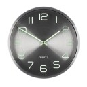 Glory 30 cm veggklokke med selvlysende tall og visere